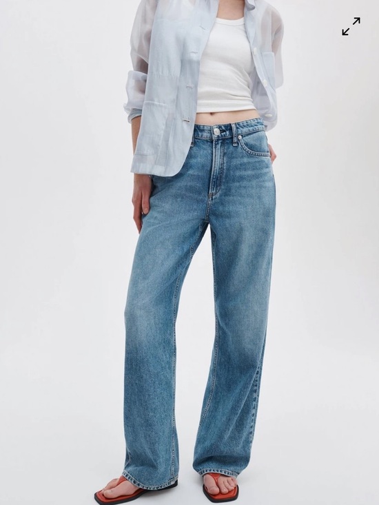 rag & bone Denim - NEW rag & bone Logan Featherweight Wide Leg Jeans. Ultra Lightweight Edition 28